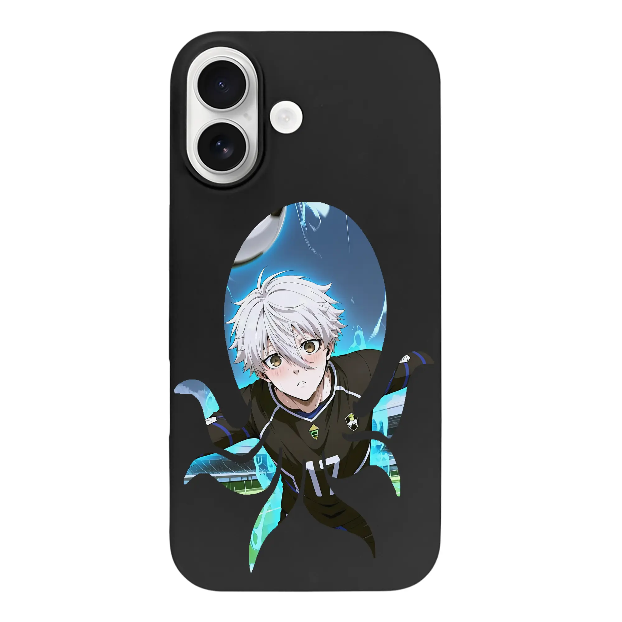 ブルーロック グッズ 凪 誠士郎 - iPhone 17 シリーズ シリコンケース 薄型 耐衝撃 指紋防止 ソフトタッチカバー 精密フィット 傷防止 保護ケース iPhone 17/17 Air/17 Pro/17 Pro Max 対応